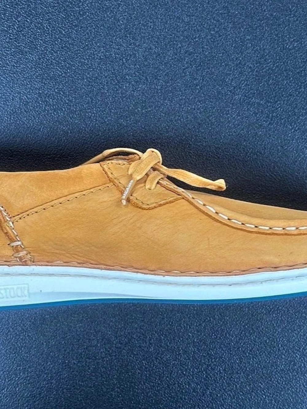 Birkenstock Pasadena Lace Low Boat Shoes in Tanish Yellow
